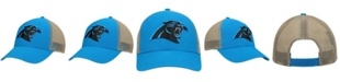 '47 Brand Men's Blue, Natural Carolina Panthers Flagship MVP Trucker Snapback Hat